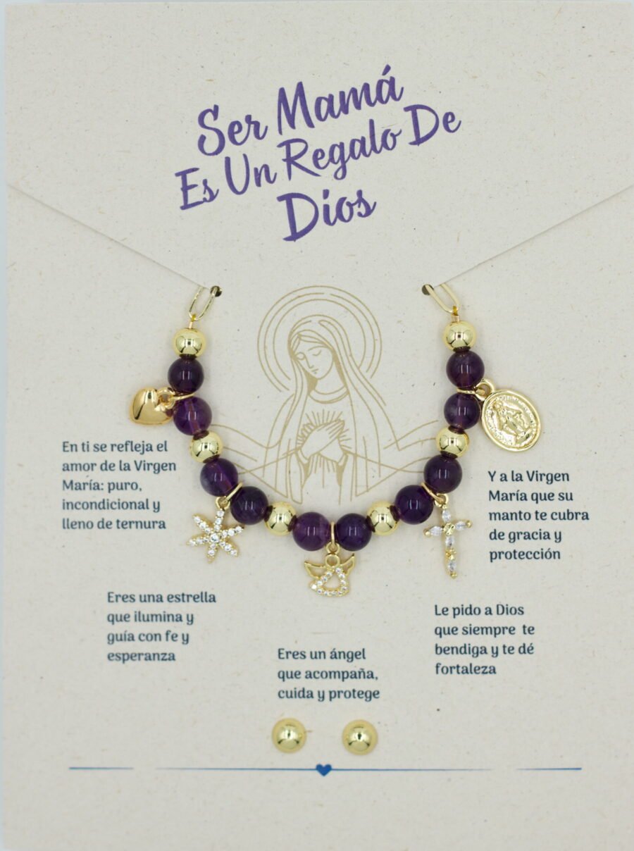 Collar + Aretes Madres