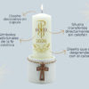 4 Velón Luz De Pascua