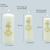 5 Velón Luz De Pascua