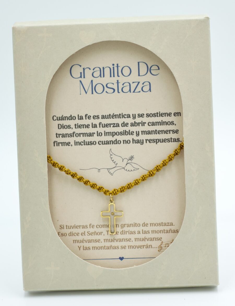 Granito De Mostaza 12 Collar Granito De Mostaza