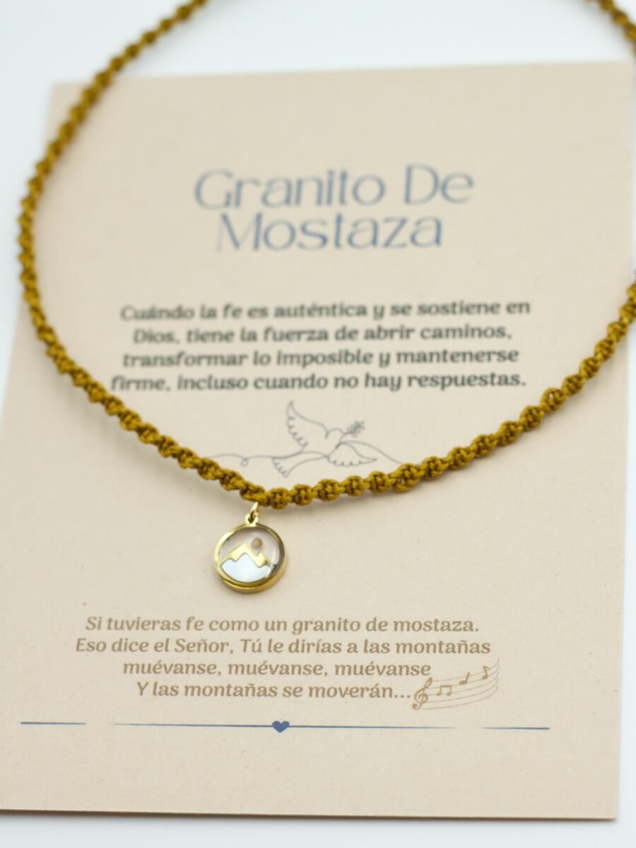 Granito De Mostaza 7 Collar Granito De Mostaza