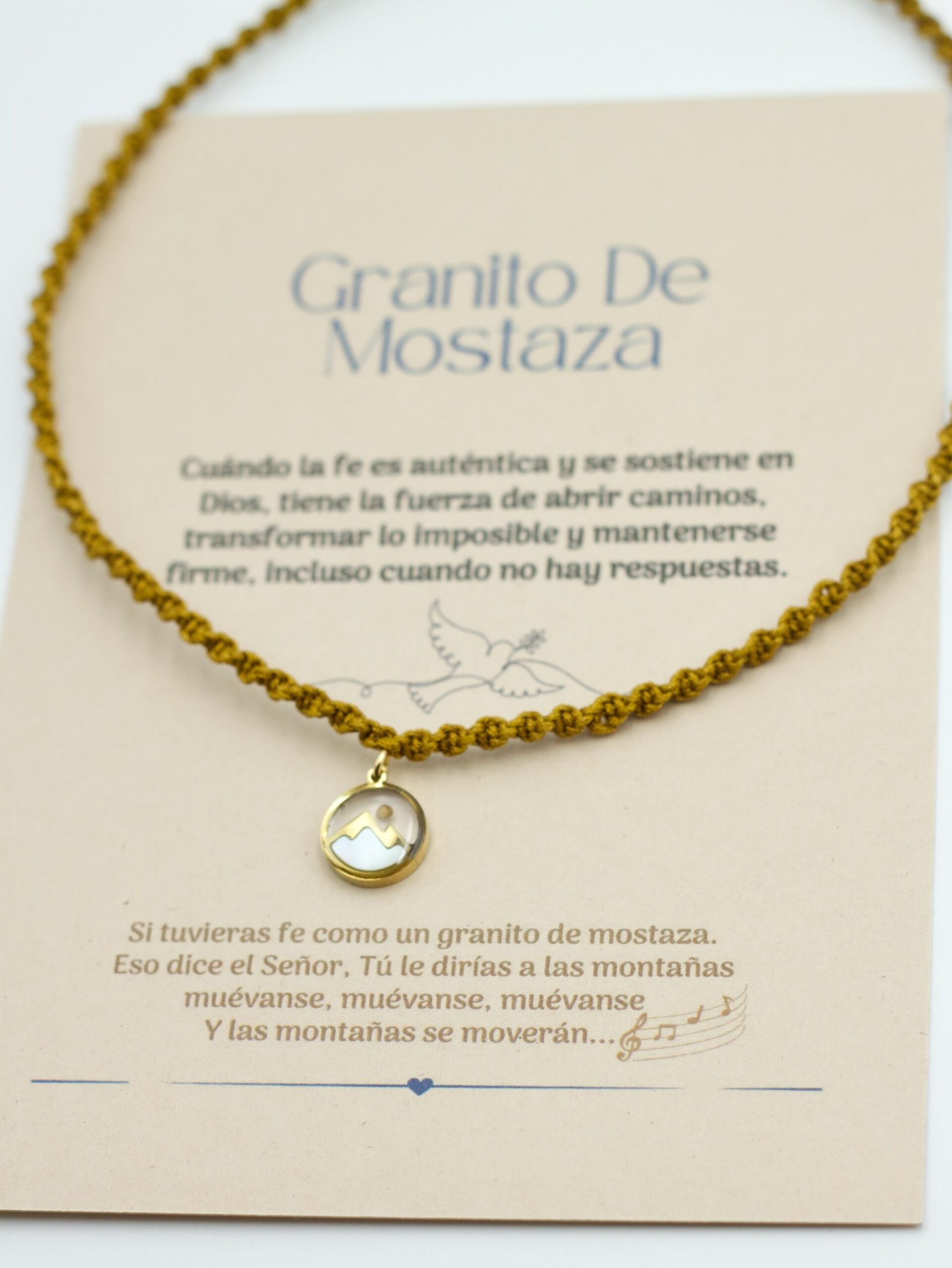 Collar Granito De Mostaza - Imagen 2