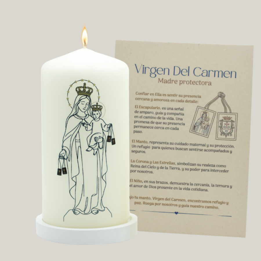 Velón Virgen Del Carmen