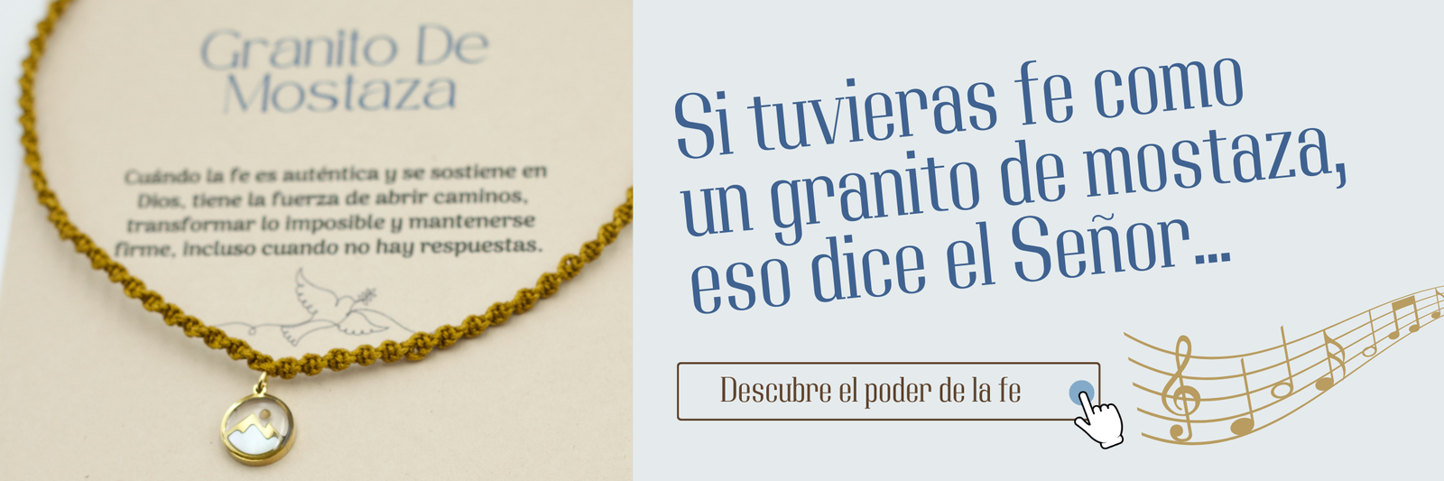 Collar Granito De Mostaza