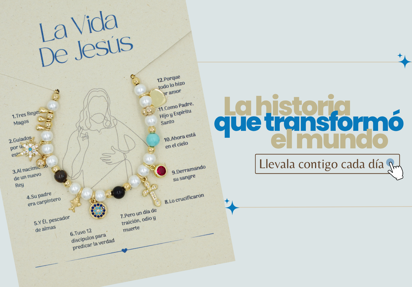 Pulsera La Vida De Jesús