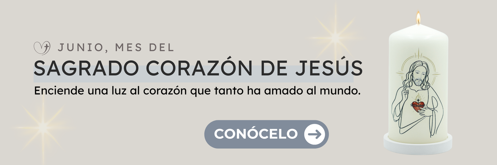 Velón Sagrado Corazón De Jesús